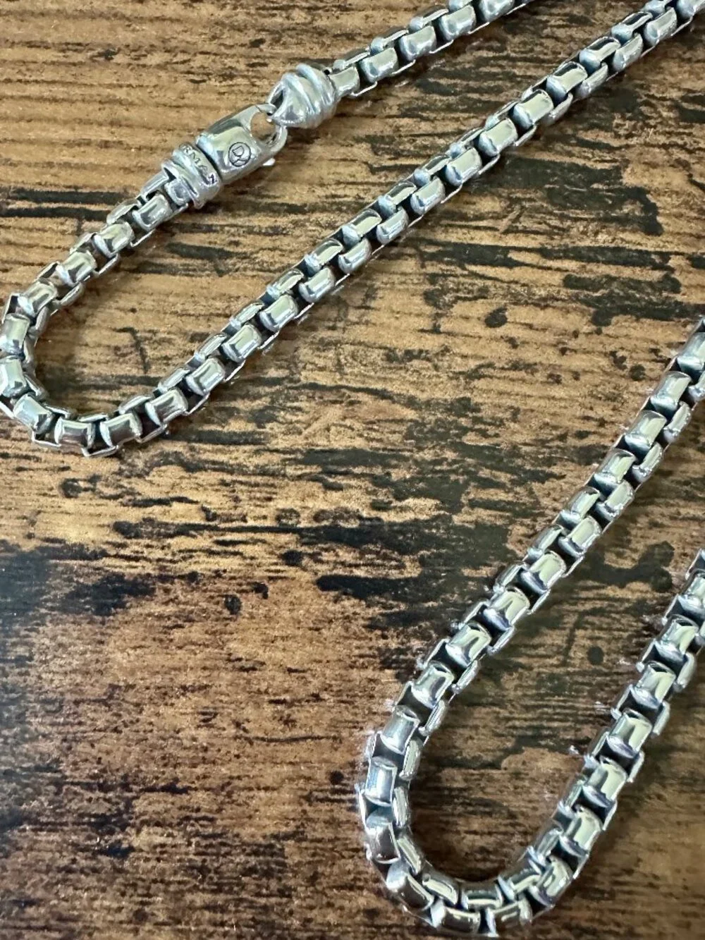 David Yurman Box Chain Necklace in Sterling Silver, 5mm, 22